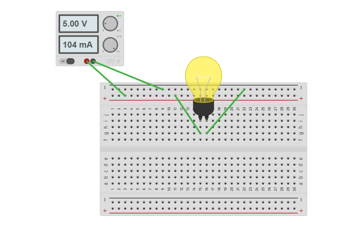 tinkercad light bulb circuit