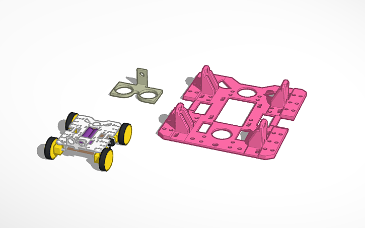 3D design Arduino 4x4 Car | Tinkercad