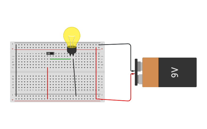 Circuit design Circuito simple | Tinkercad