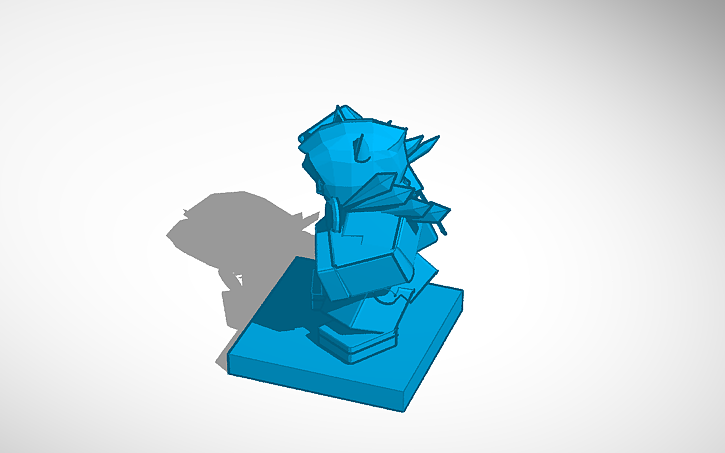 Roblox Blue Dominus Tinkercad - roblox dominus character