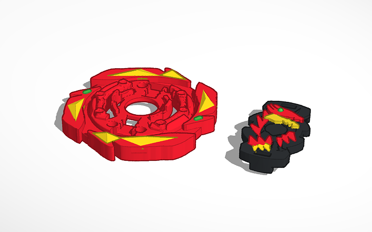 3D design beyblade burst king satan | Tinkercad