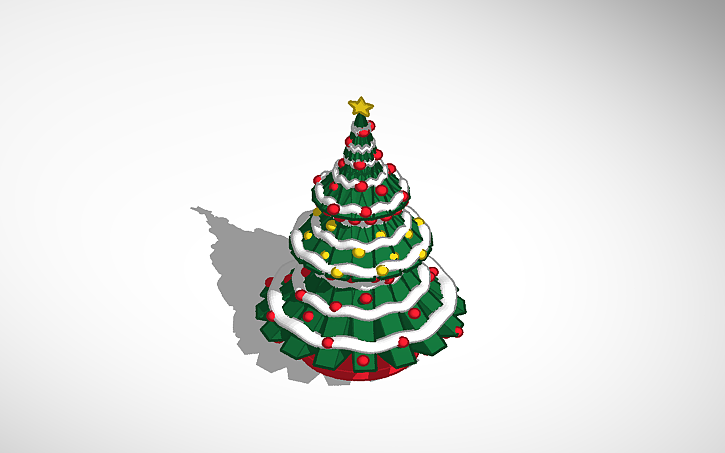 3D design Christmas Tree | Tinkercad