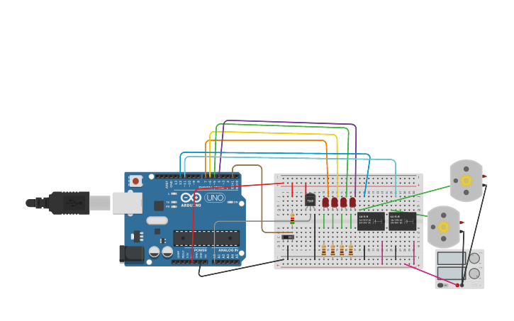 Circuit design 2 PC | Tinkercad