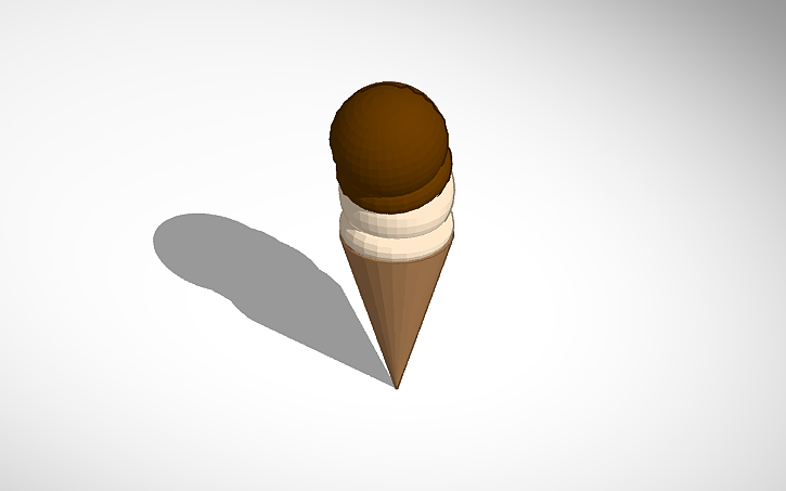 Roblox Ice Cream Tinkercad - roblox ice cream