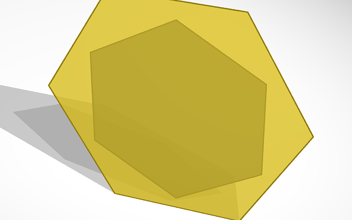 六角形中的六角形 Tinkercad 六角形中的六角形 Tinkercad