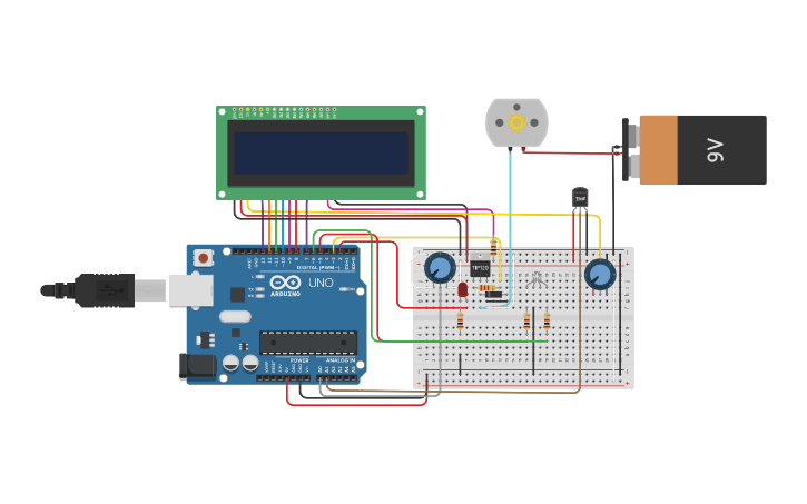 Circuit design Projeto arduino | Tinkercad