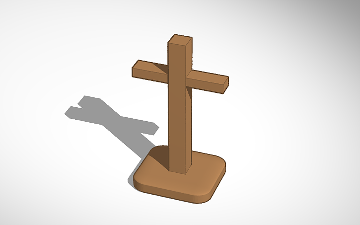 3D design cross | Tinkercad