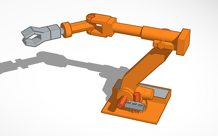 3D design robotic arm | Tinkercad