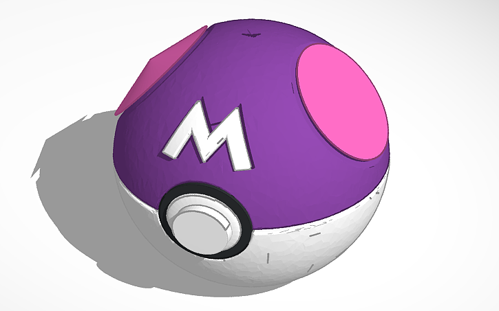 Comment Avoir Des Master Ball Pokemon Diamant 3D design Master ball(Pokemon) | Tinkercad