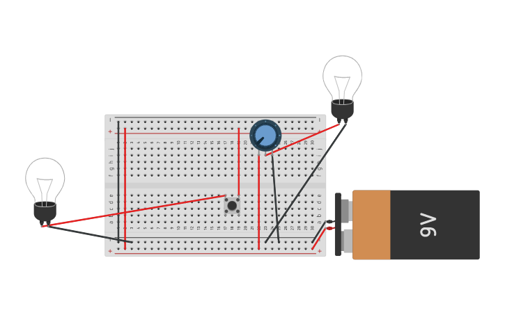 Circuit Design Conexi n Del Pulsador Y Potenci metro Con Bombilla Circuit Design Conexi n Del Pulsador Y Potenci metro Con Bombilla